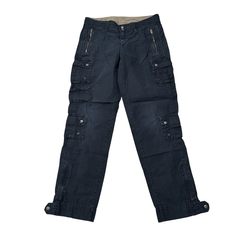 Athleta Women's Outdoor Hiking Trekke Cargo Pants Navy Faded Measures 29 x 32